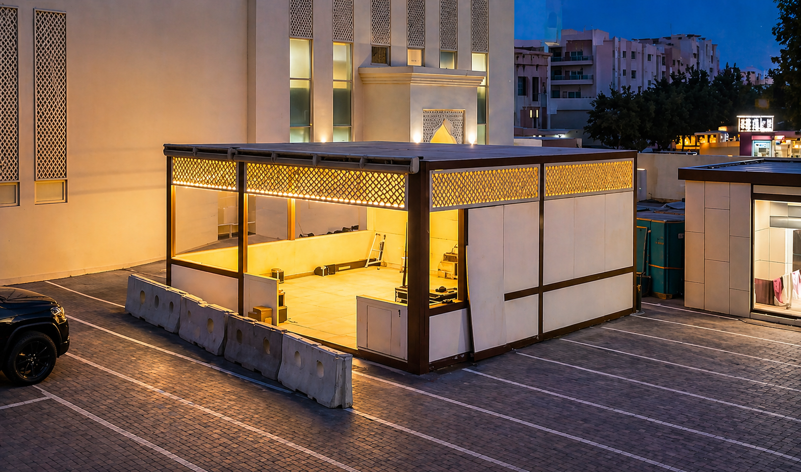 CoolVista outdoor installation